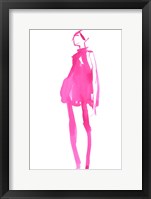 Framed Fuchsia Street Fashion II