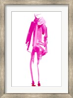 Framed Fuchsia Street Fashion III