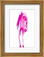 Framed Fuchsia Street Fashion III