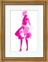 Framed Fuchsia Street Fashion IV