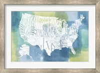 Framed Patchwork USA