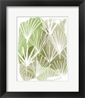 Framed Patch Palms I