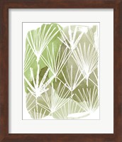 Framed 'Patch Palms I' border=