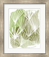 Framed Patch Palms I
