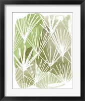 Framed 'Patch Palms I' border=