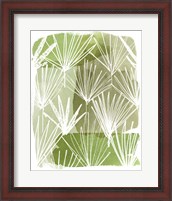 Framed Patch Palms II