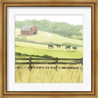 Framed Sunlit Graze I