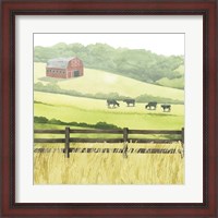 Framed Sunlit Graze I