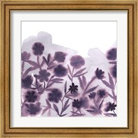 Framed 'Ultra Violets I' border=