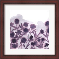 Framed 'Ultra Violets I' border=