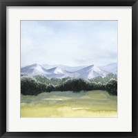 Blue Mountain Break I Framed Print