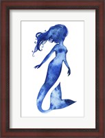 Framed Blue Sirena II