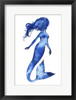 Blue Sirena II Framed Print