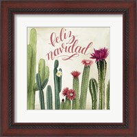 Framed Christmas Cactus I