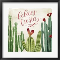 Framed Christmas Cactus II