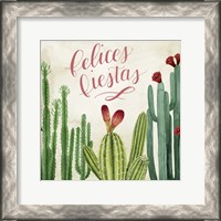 Framed Christmas Cactus II