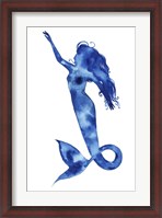 Framed Blue Sirena I