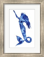 Framed Blue Sirena I