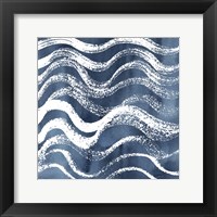 Framed Indigo Ripple IX