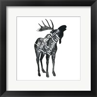 Wise Walker IV Framed Print