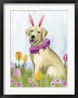 Framed Puppy Easter I