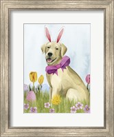 Framed Puppy Easter I