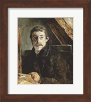 Framed Gauguin Behind an Easel
