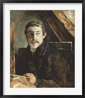 Framed Gauguin Behind an Easel