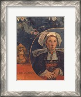 Framed Belle Angele, 1889