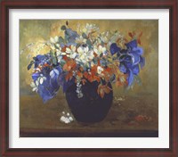 Framed Vase of Flowers, 1896