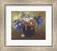 Framed Vase of Flowers, 1896