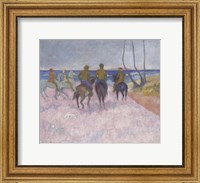 Framed Reiter Am Strand (Cavaliers Sur La Plage), 1902