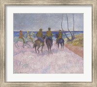 Framed Reiter Am Strand (Cavaliers Sur La Plage), 1902