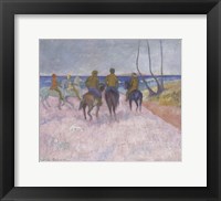 Framed Reiter Am Strand (Cavaliers Sur La Plage), 1902