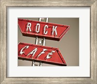 Framed Cafe Rock I