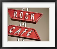 Framed Cafe Rock I