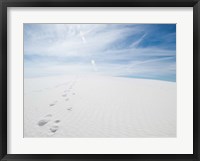 White Dunes I Framed Print