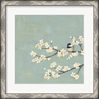 Framed Chickadee & Dogwood I