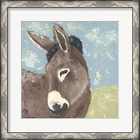 Framed Farm Life-Donkey