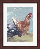 Framed Farm Life-Chickens I