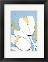 Framed White Tulip Triptych I