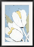 Framed White Tulip Triptych I