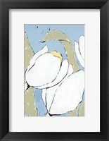 Framed White Tulip Triptych II