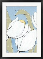 Framed White Tulip Triptych II