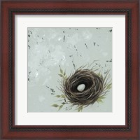 Framed Flower Nest I