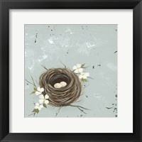 Framed Flower Nest II