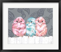 Framed Bird Trio II