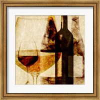 Framed Smokey Wine I