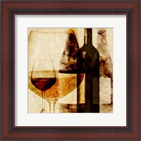 Framed Smokey Wine I