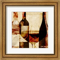 Framed Smokey Wine II